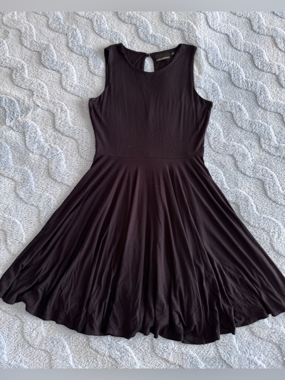 Cynthia Rowley Fit & Flare Womens Size Large Black Cutout Back Sleeveless A-Line